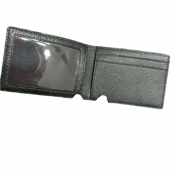 Coach Black Pebbled Leather 3 in 1 Wallet - Picture 6 of 8